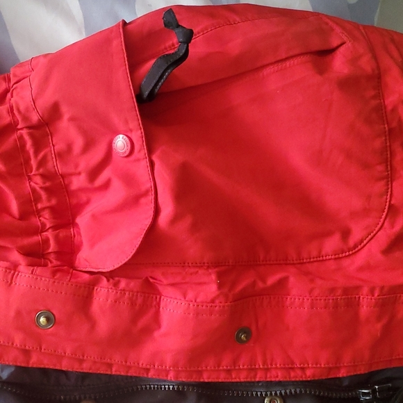 Eddie Bauer szS Red Goose Down Jacket - Picture 3 of 9